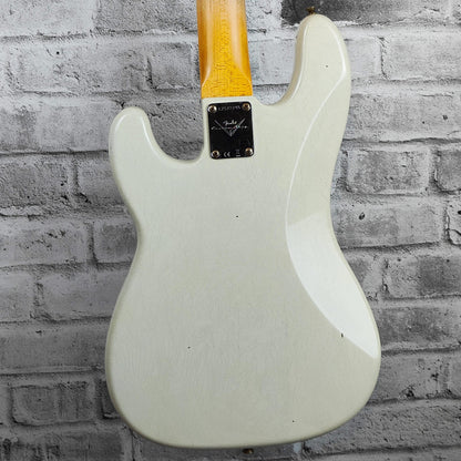 Fender Custom Shop '63 Precision Bass Journeyman Relic, Rosewood Fingerboard, Aged Olympic White