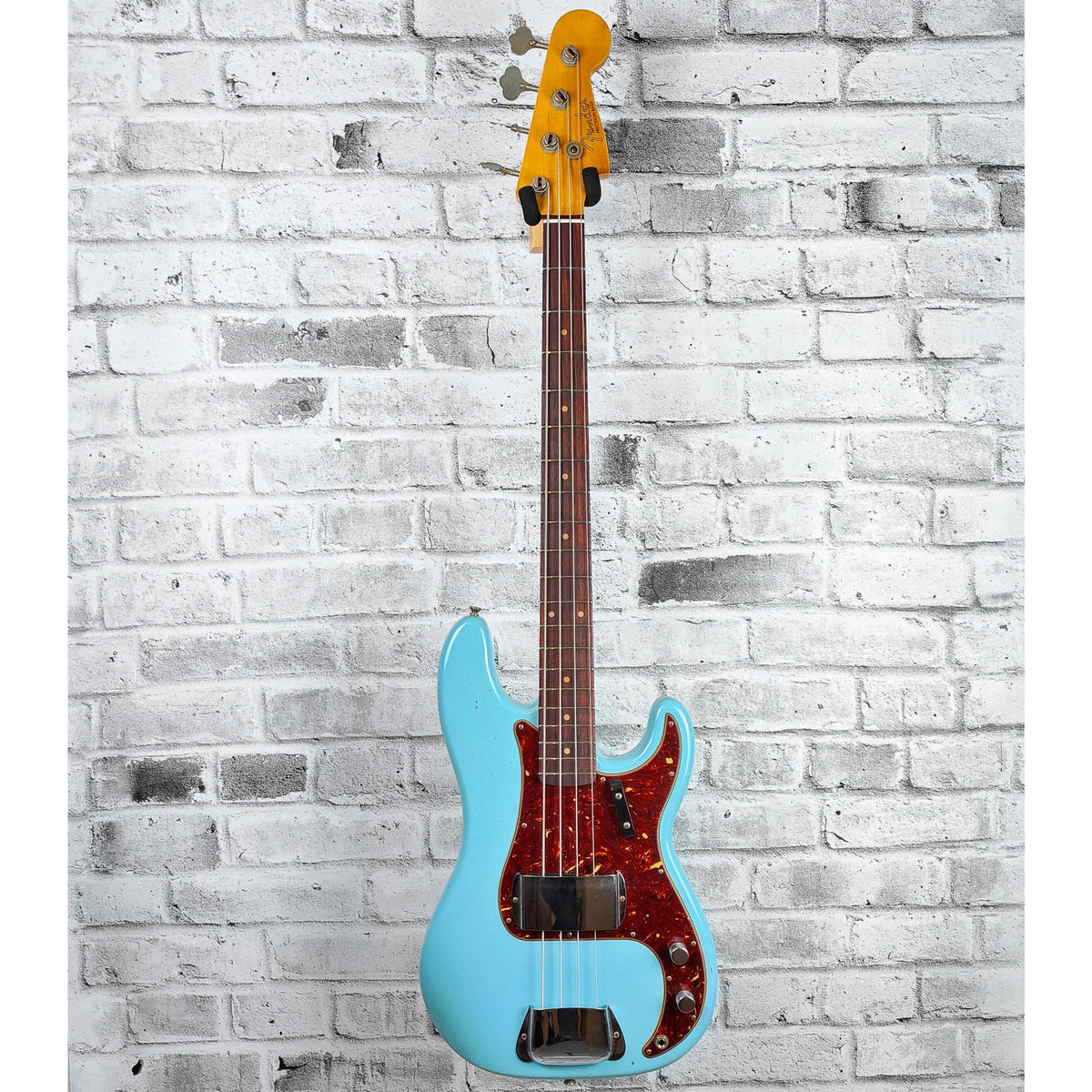 Fender Custom Shop '63 Precision Bass Journeyman Relic, Rosewood Fingerboard, Aged Daphne Blue