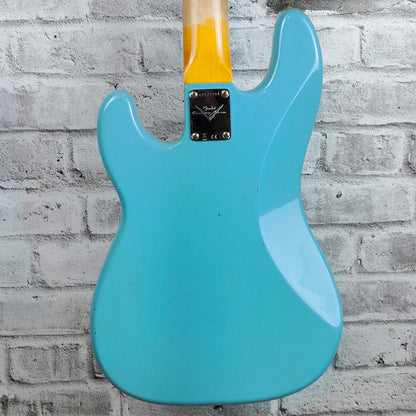 Fender Custom Shop '63 Precision Bass Journeyman Relic, Rosewood Fingerboard, Aged Daphne Blue