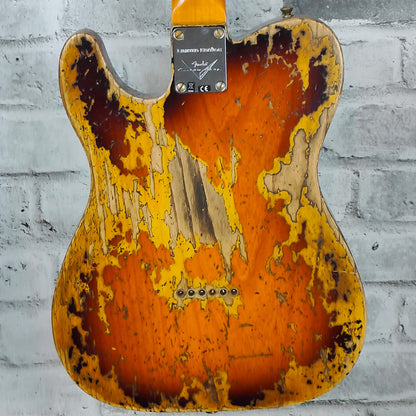 Fender Custom Shop Limited Edition 1950 Double Esquire, Super Heavy Relic, Wide-Fade 2-Color Sunburst