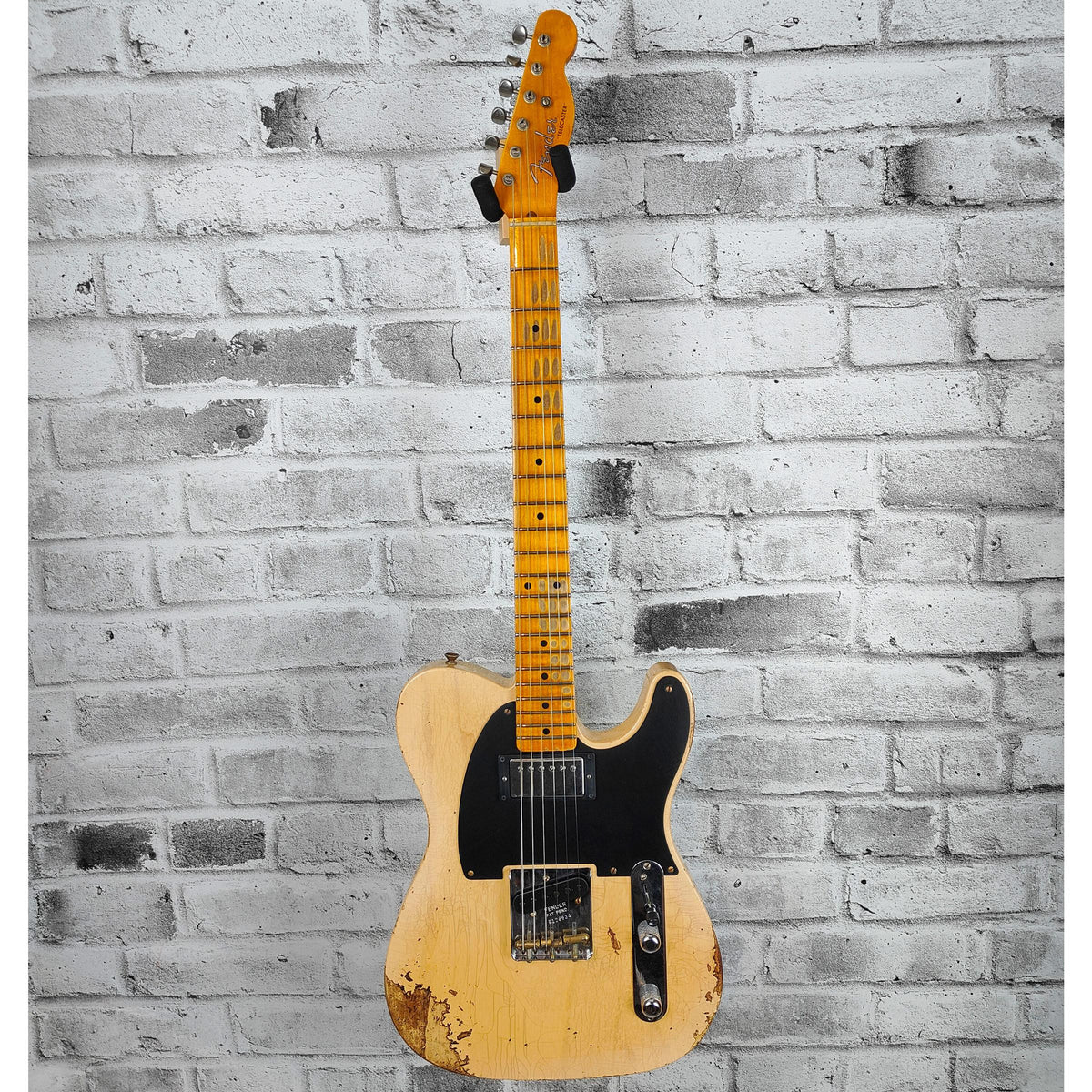 Fender Custom Shop 2023 Limited Edition Blackguard HS Telecaster Heavy Relic, Natural Blonde