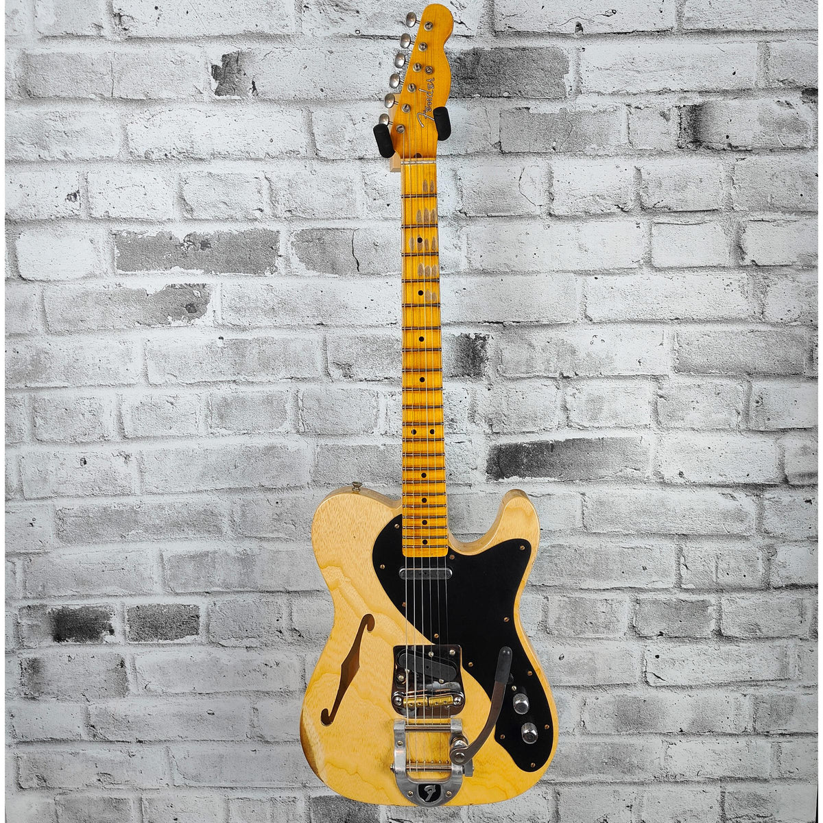 Fender Custom Shop 2023 Limited Edition Nocaster Thinline B5 Bigsby Relic, Aged Natural