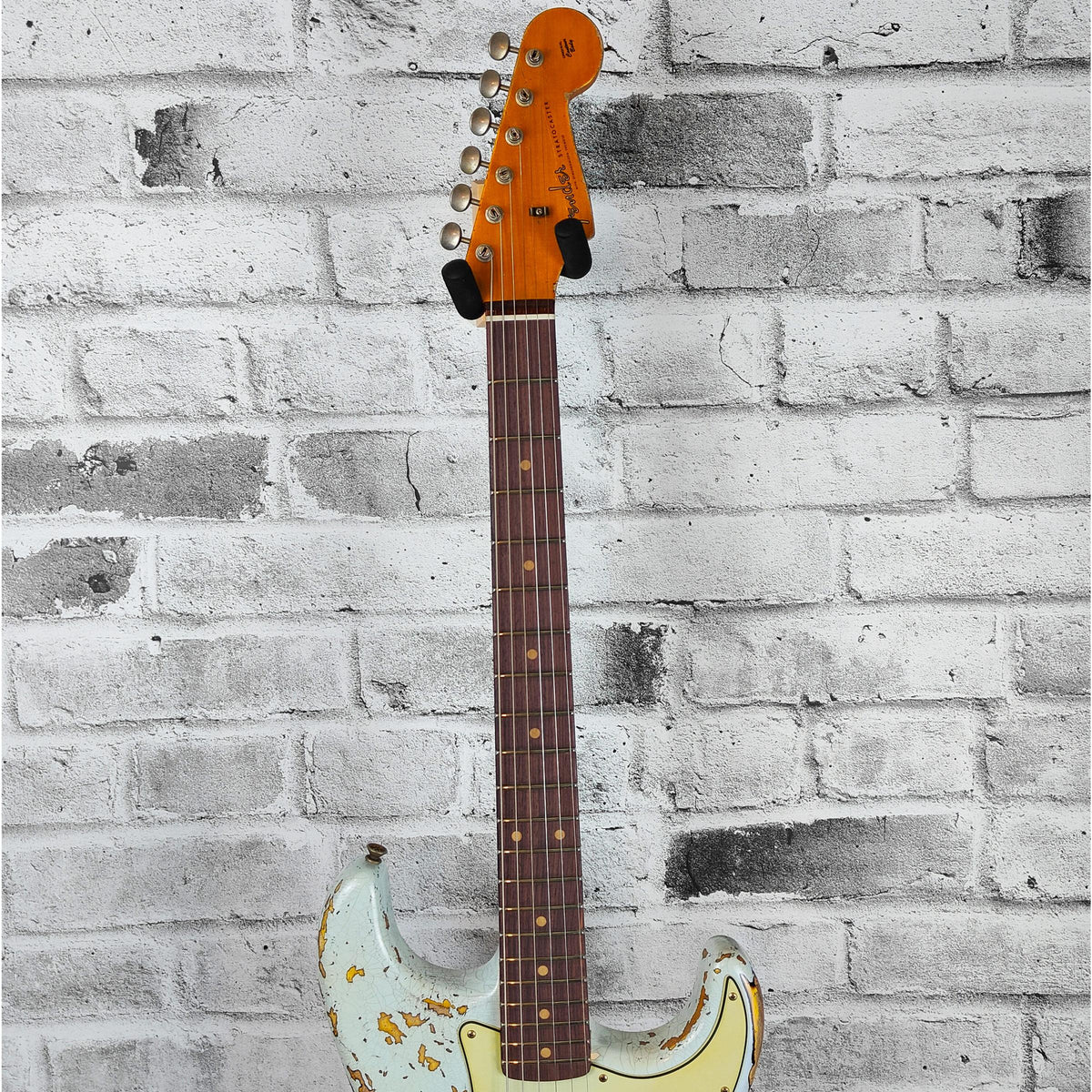 Fender Custom Shop Ltd 61 BT Stratocaster Super Heavy Relic, Aged Sonic Blue over 3-Color Sunburst