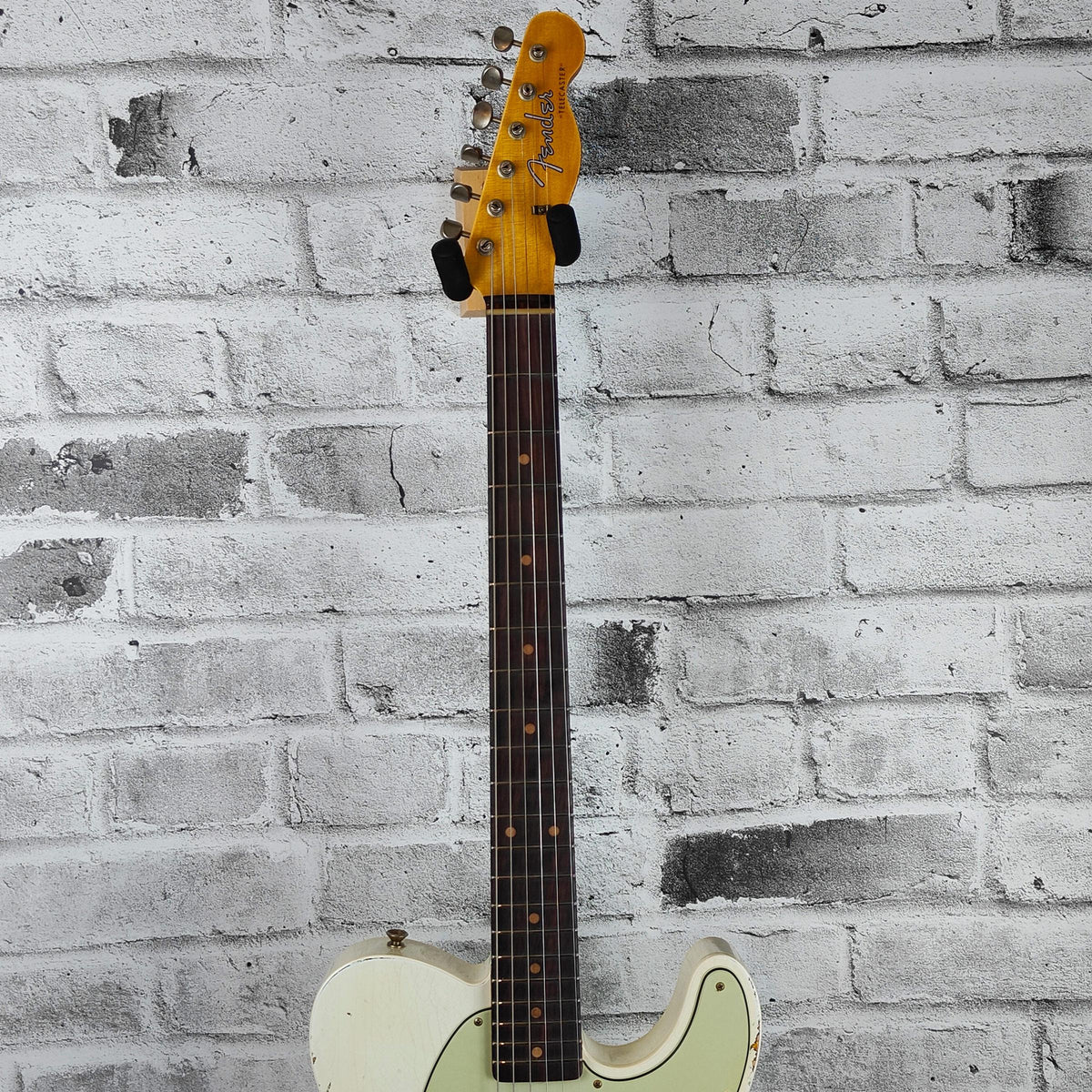 Fender Custom Shop Limited Telecaster Custom Heavy Relic, Aged Olympic White over Chocolate 3-Tone Sunburst