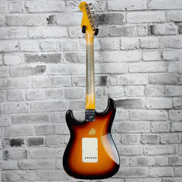 Fender Custom Shop Limited 62 Stratocaster Relic, Bleached 3-Tone Sunburst
