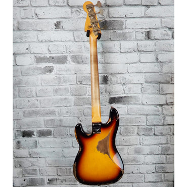 Fender Custom Shop Limited Edition '63 Precision Bass Heavy Relic, Faded Aged 3-Color Sunburst
