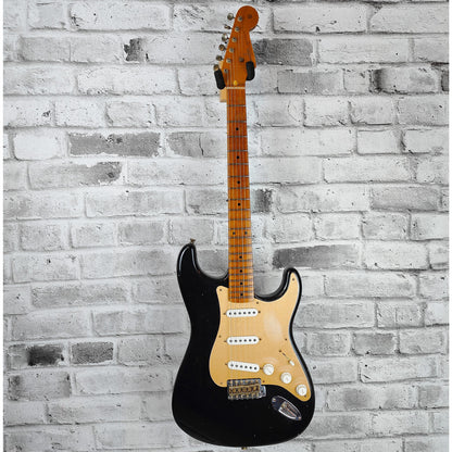 Fender Custom Shop Limited Edition 1954 Roasted Stratocaster Journeyman Relic, 1-Piece Roasted Quartersawn Maple Fingerboard, Aged Black