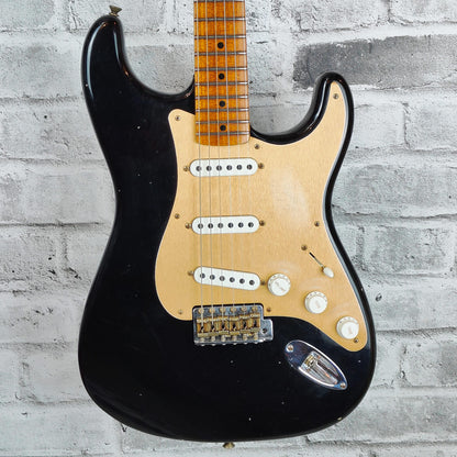 Fender Custom Shop Limited Edition 1954 Roasted Stratocaster Journeyman Relic, 1-Piece Roasted Quartersawn Maple Fingerboard, Aged Black