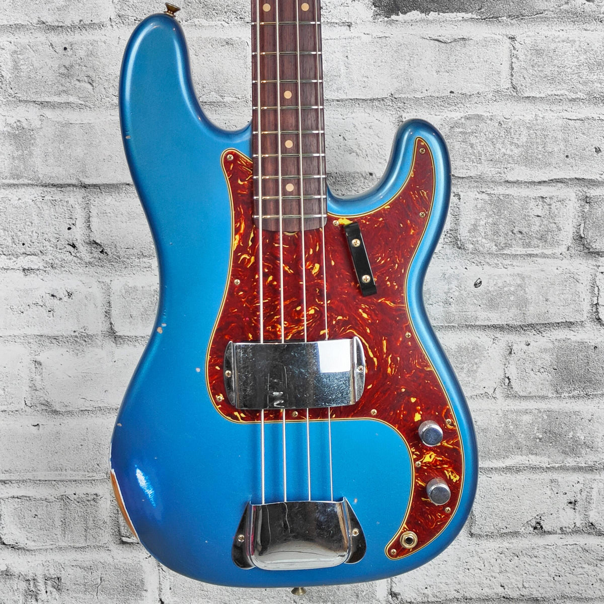 Fender Custom Shop 1964 Precision Bass Relic, Rosewood Fingerboard, Aged Lake Placid Blue