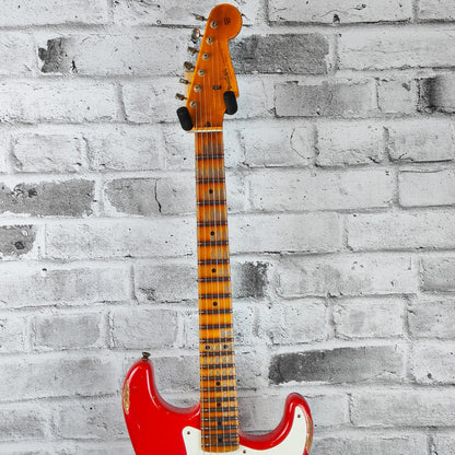 Fender Custom Shop 1957 Stratocaster Heavy Relic, 1-Piece Rift Sawn Maple Neck Fingerboard, Aged Fiesta Red