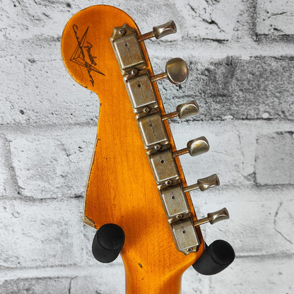 Fender Custom Shop 1957 Stratocaster Heavy Relic, 1-Piece Rift Sawn Maple Neck Fingerboard, Aged Fiesta Red