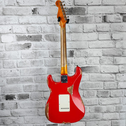 Fender Custom Shop 1957 Stratocaster Heavy Relic, 1-Piece Rift Sawn Maple Neck Fingerboard, Aged Fiesta Red