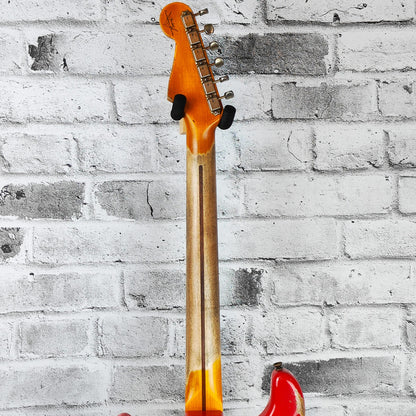 Fender Custom Shop 1957 Stratocaster Heavy Relic, 1-Piece Rift Sawn Maple Neck Fingerboard, Aged Fiesta Red