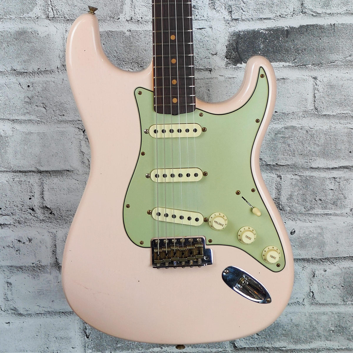 Fender Custom Shop 1959 Stratocaster Journeyman Relic, 3A Rosewood Fingerboard, Super Faded Aged Shell Pink