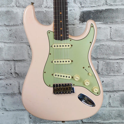 Fender Custom Shop 1959 Stratocaster Journeyman Relic, 3A Rosewood Fingerboard, Super Faded Aged Shell Pink