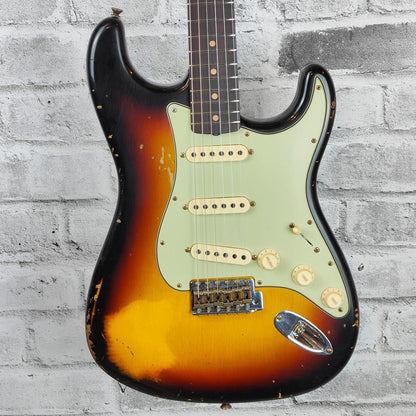 Fender Custom Shop Limited Edition 1964 L-Series Stratocaster Heavy Relic, 3A Rosewood Fingerboard, 3-Color Sunburst
