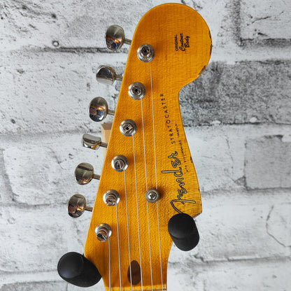 Fender Custom Shop Limited Edition Fat 1954 Stratocaster Relic with Closet Classic Hardware, 1-Piece Quartersawn Maple Neck Fingerboard, Wide-Fade Chocolate 2-Color Sunburst