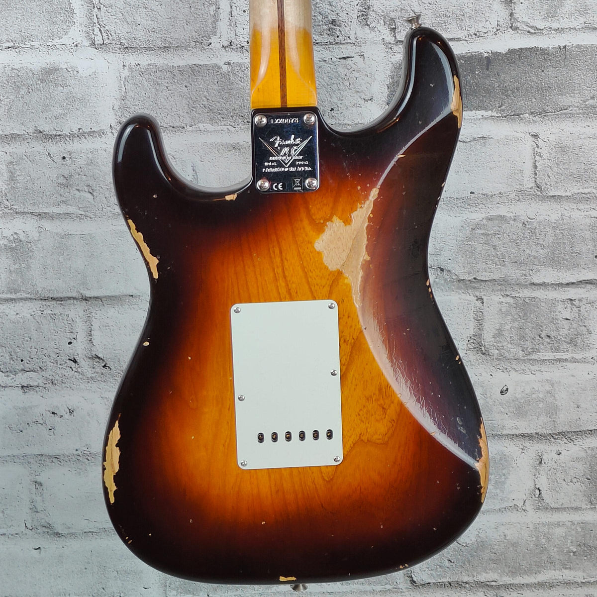 Fender Custom Shop Limited Edition Fat 1954 Stratocaster Relic with Closet Classic Hardware, 1-Piece Quartersawn Maple Neck Fingerboard, Wide-Fade Chocolate 2-Color Sunburst