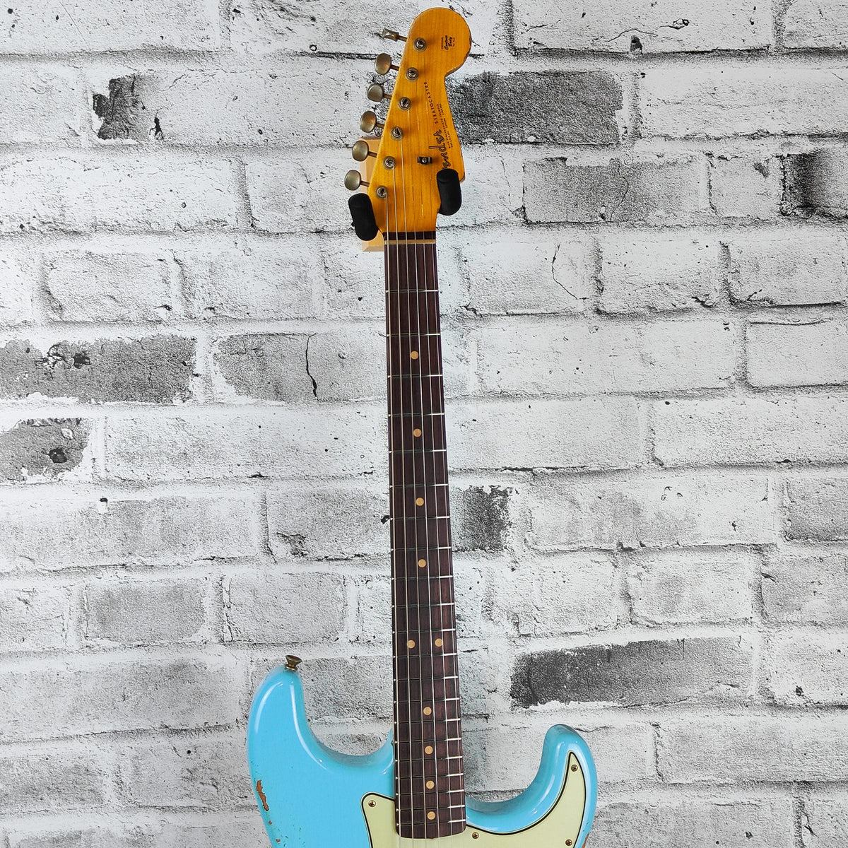 Fender Custom Shop Limited Edition 1964 L-Series Stratocaster Heavy Relic, 3A Rosewood Fingerboard, Aged Daphne Blue