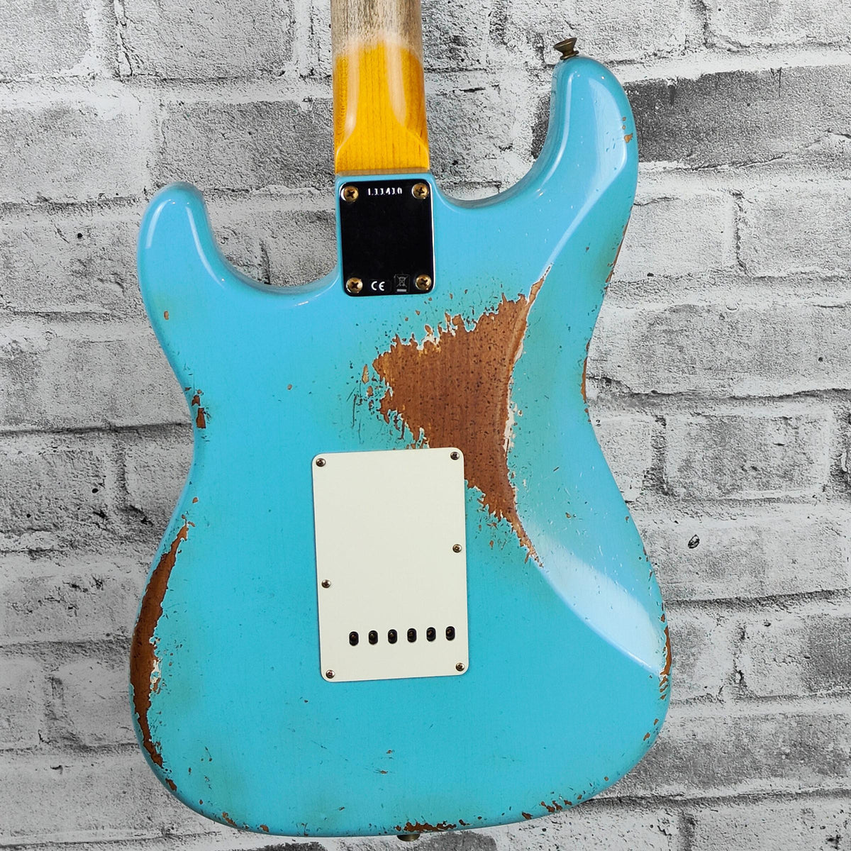 Fender Custom Shop Limited Edition 1964 L-Series Stratocaster Heavy Relic, 3A Rosewood Fingerboard, Aged Daphne Blue