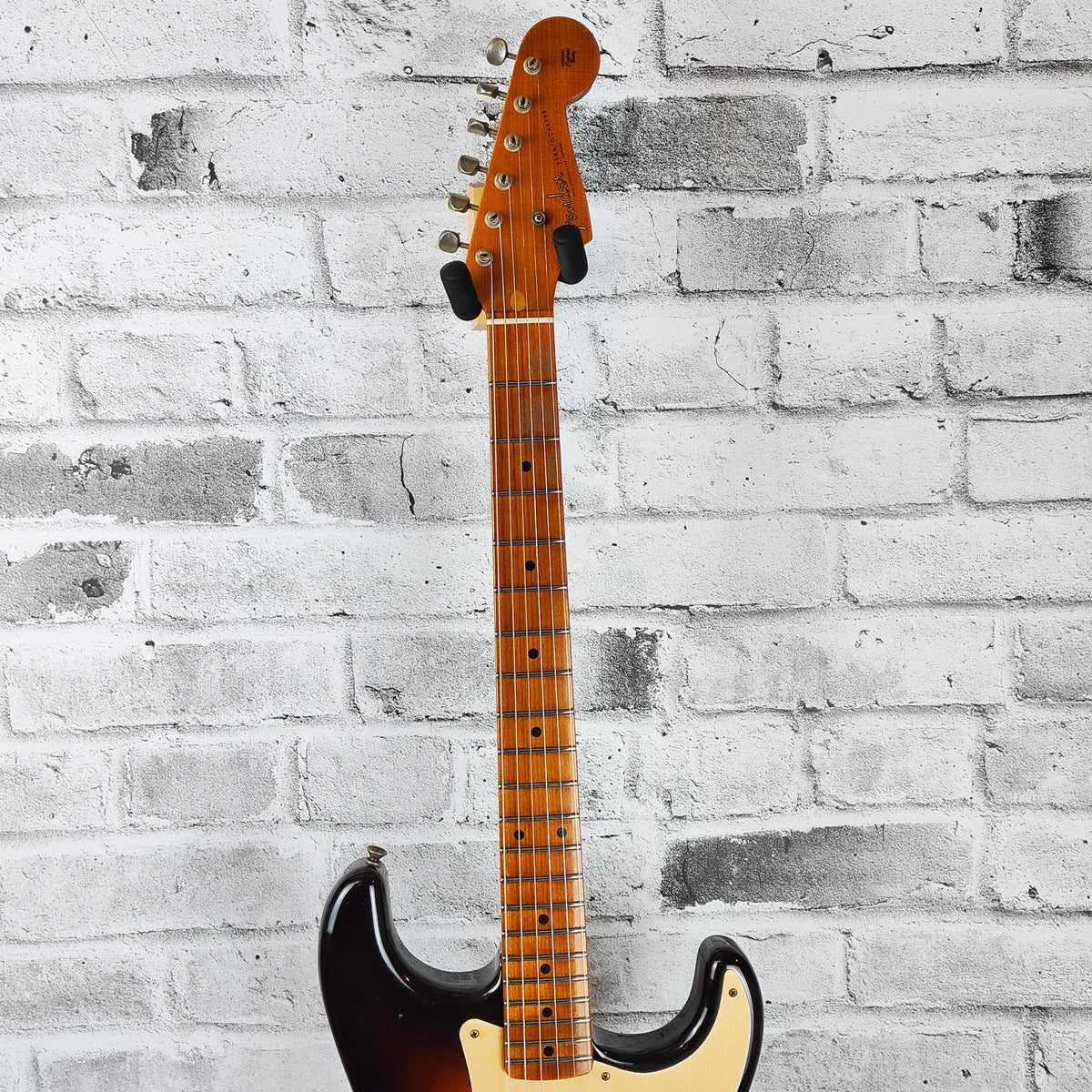 Fender Custom Shop  Limited Edition 1954 Roasted Stratocaster Journeyman Relic, 1-Piece Roasted Quarterswan Maple Neck Fingerboard, Wide-Fade Chocolate 2-Color Sunburst