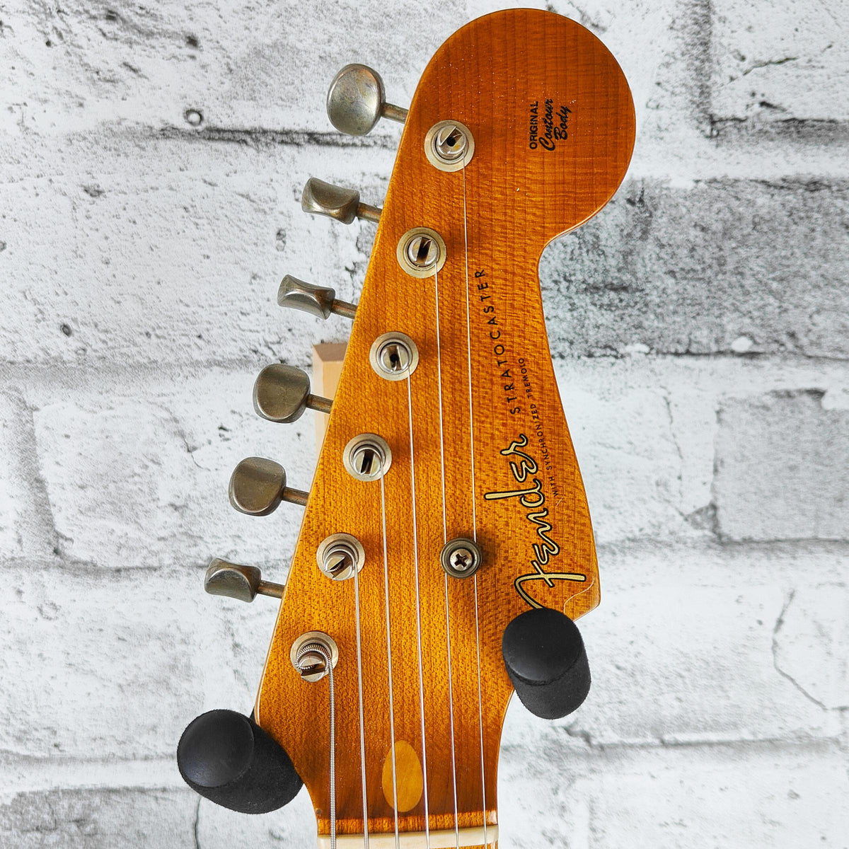 Fender Custom Shop  Limited Edition 1954 Roasted Stratocaster Journeyman Relic, 1-Piece Roasted Quarterswan Maple Neck Fingerboard, Wide-Fade Chocolate 2-Color Sunburst