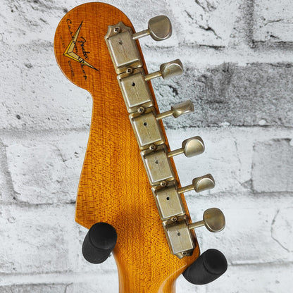 Fender Custom Shop  Limited Edition 1954 Roasted Stratocaster Journeyman Relic, 1-Piece Roasted Quarterswan Maple Neck Fingerboard, Wide-Fade Chocolate 2-Color Sunburst