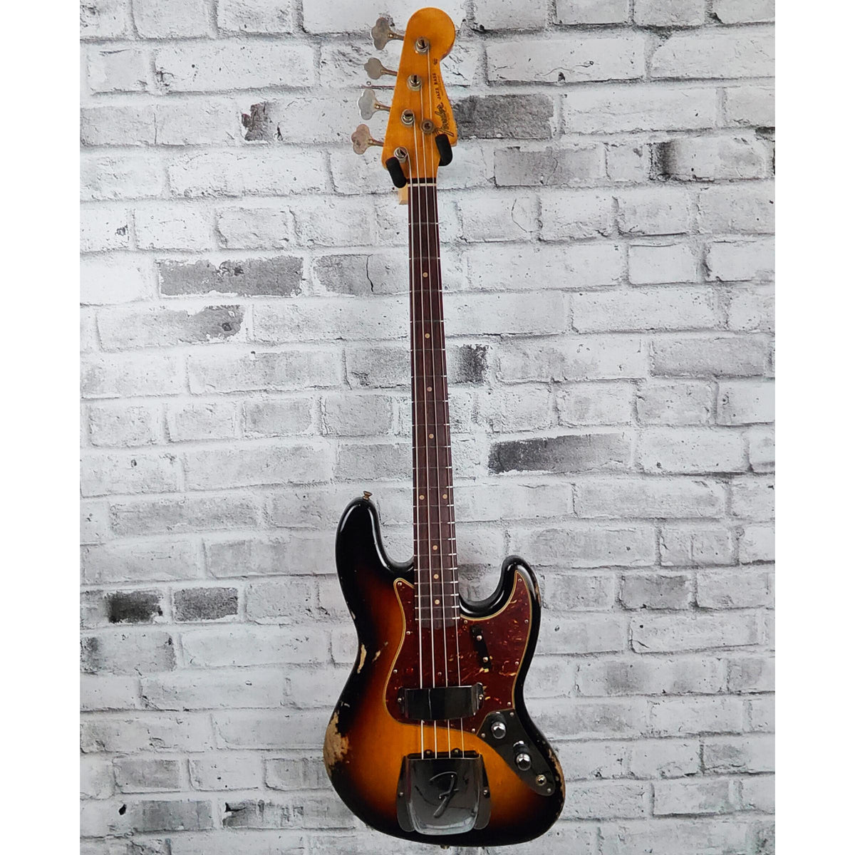 Fender Custom Shop 1961 Jazz Bass Heavy Relic, 3A Rosewood Fingerboard, 3-Color Sunburst