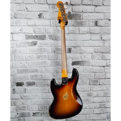 Fender Custom Shop 1961 Jazz Bass Heavy Relic, 3A Rosewood Fingerboard, 3-Color Sunburst