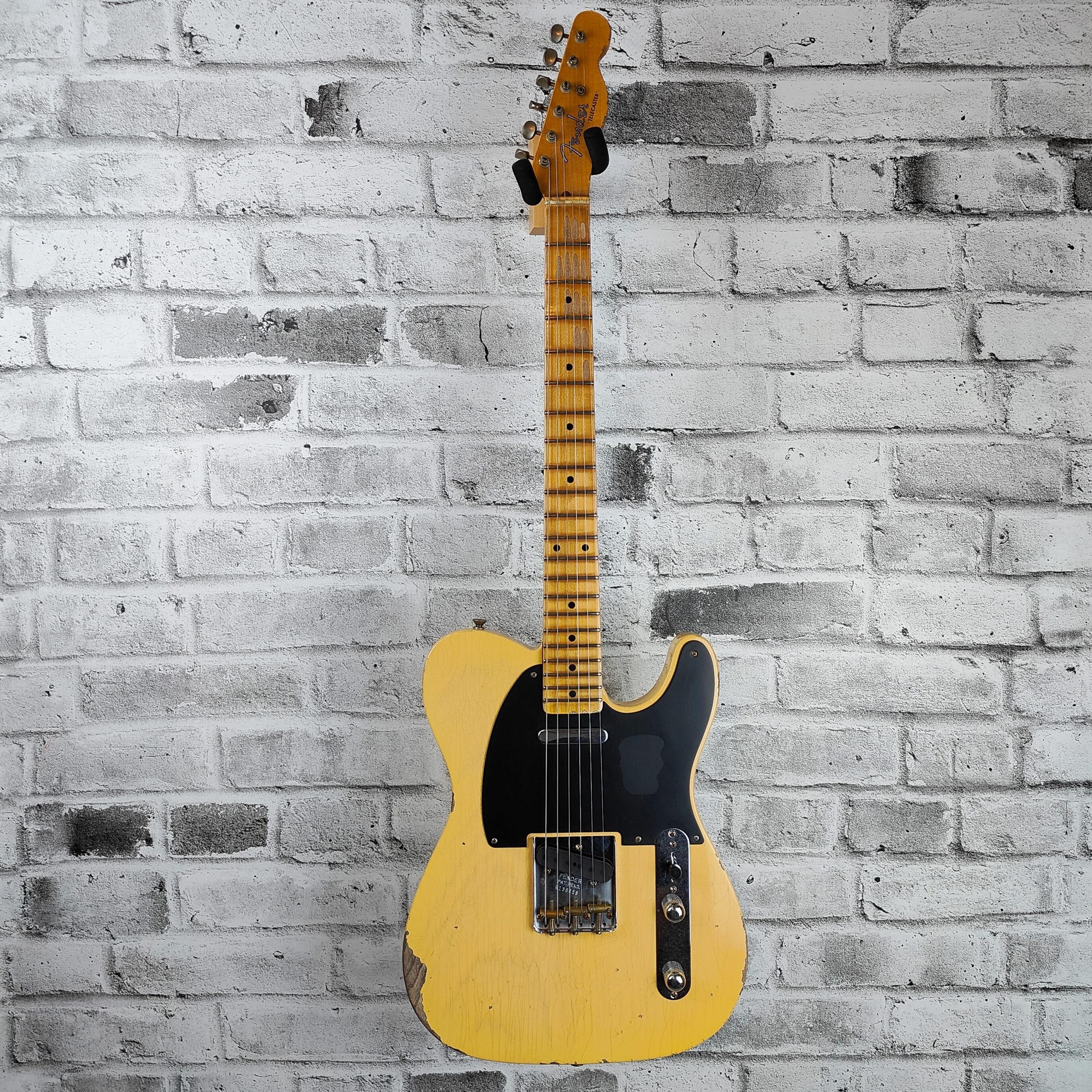 Fender Custom Shop 1954 Telecaster Relic, 1-Piece Rift Sawn Maple Neck Fingerboard, Aged Nocaster Blonde