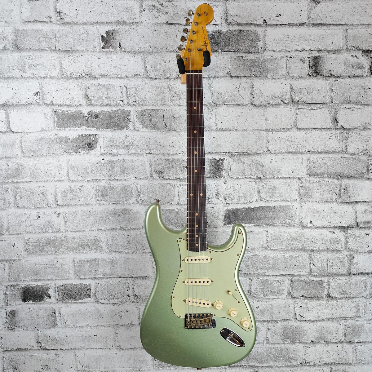 Fender Custom Shop 1959 Stratocaster Journeyman Relic, 3A Rosewood Fingerboard, Faded Aged Sage Green Metallic