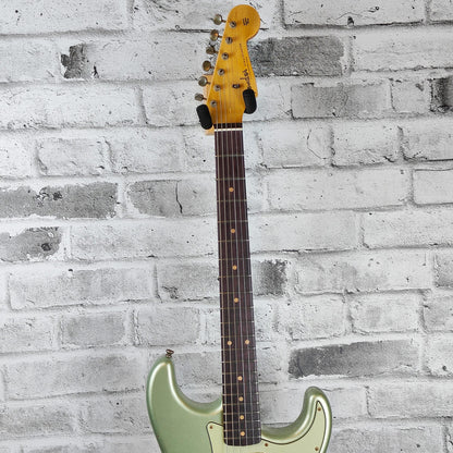 Fender Custom Shop 1959 Stratocaster Journeyman Relic, 3A Rosewood Fingerboard, Faded Aged Sage Green Metallic