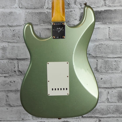 Fender Custom Shop 1959 Stratocaster Journeyman Relic, 3A Rosewood Fingerboard, Faded Aged Sage Green Metallic