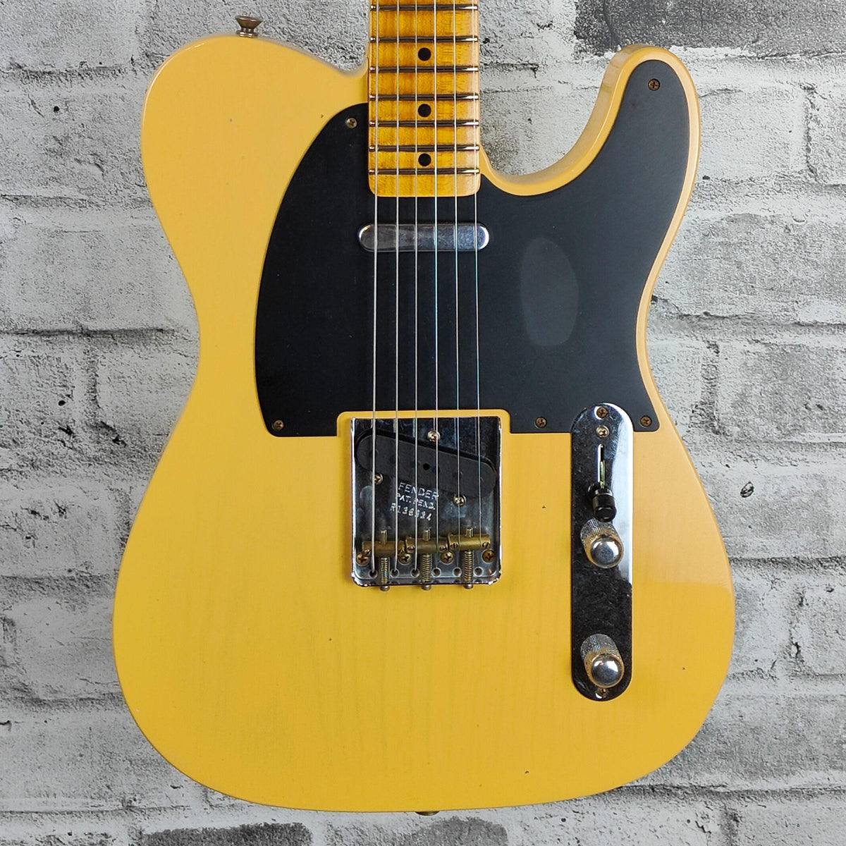 Fender Custom Shop 1954 Telecaster Journeyman Relic, 1-Piece Rift Sawn Maple Neck Fingerboard, Aged Nocaster Blonde