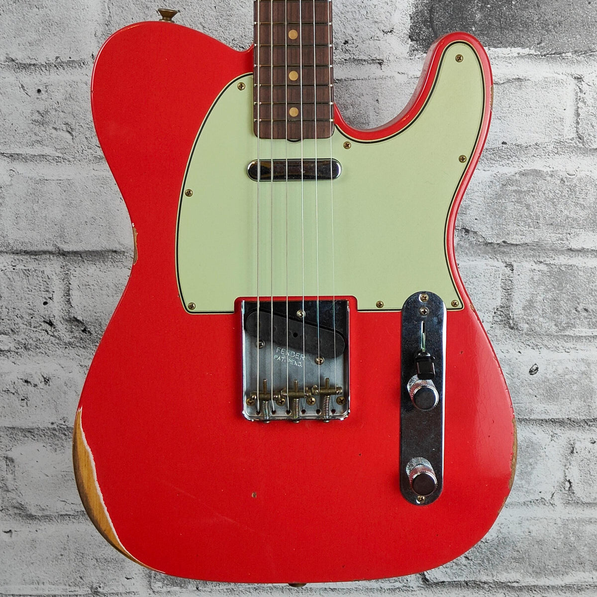 Fender Custom Shop 1963 Telecaster Relic, 3A Rosewood Fingerboard, Fiesta Red