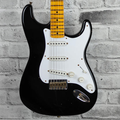 Fender Custom Shop Limited Edition '54 Stratocaster Hard Tail Journeyman, Aged Black