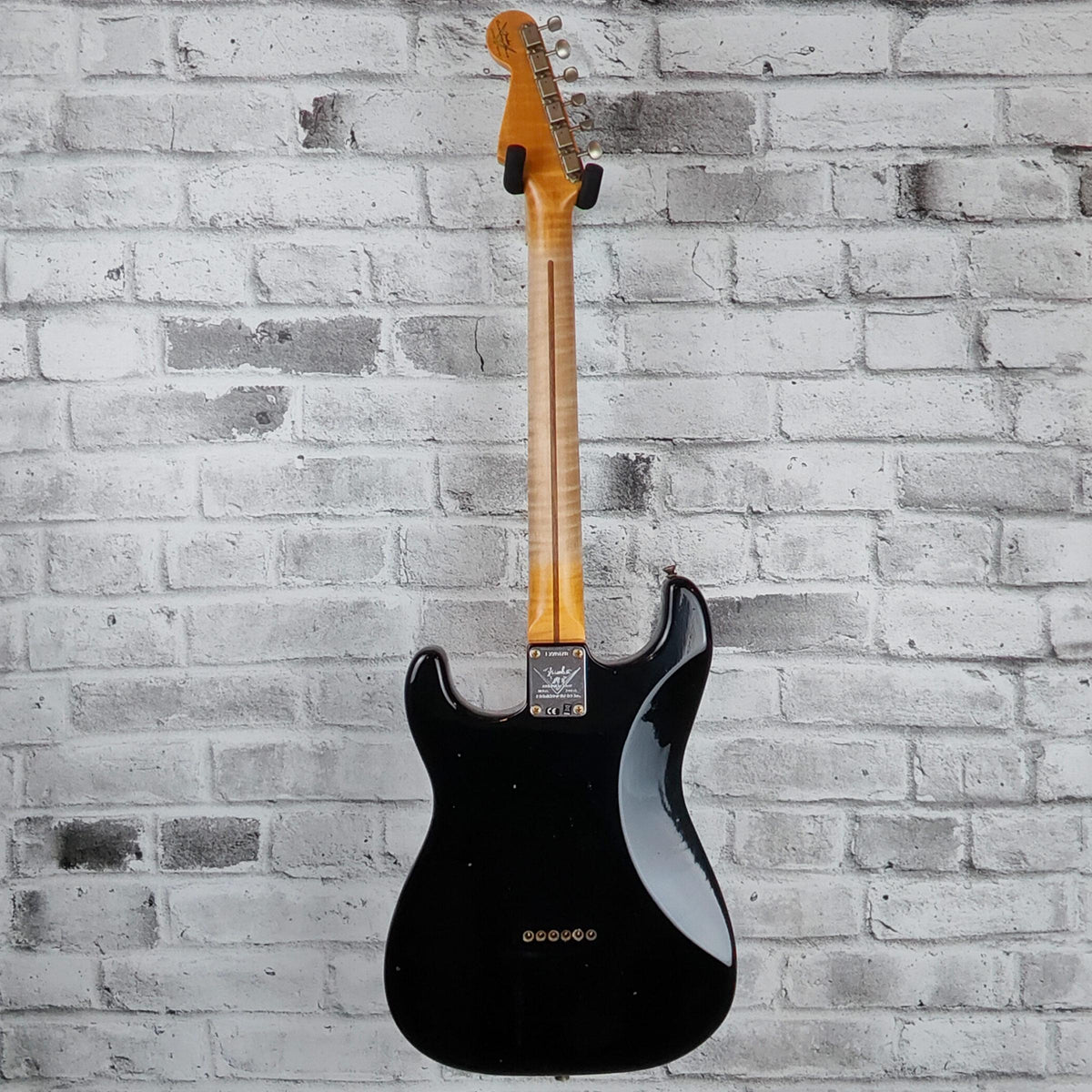 Fender Custom Shop Limited Edition '54 Stratocaster Hard Tail Journeyman, Aged Black