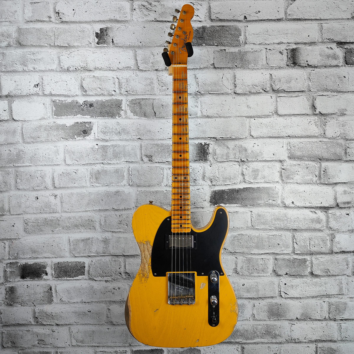 Fender Custom Shop Limited Edition '53 HS Telecaster Heavy Relic, 1-Piece 2A Flame Quartersawn Maple, Aged Butterscotch Blonde