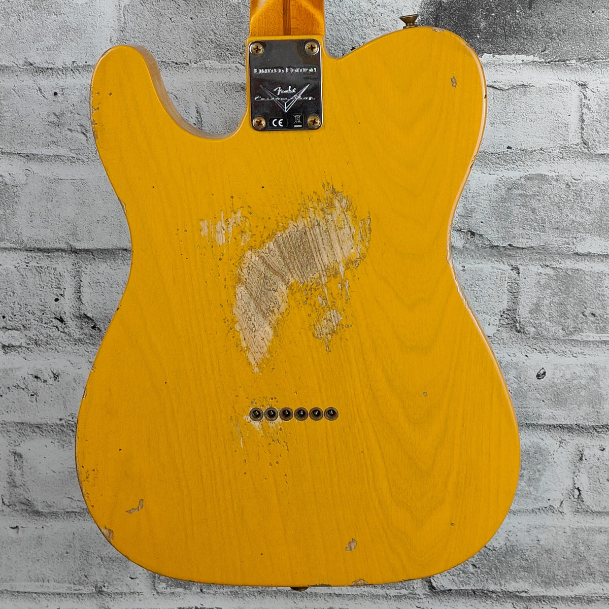 Fender Custom Shop Limited Edition '53 HS Telecaster Heavy Relic, 1-Piece 2A Flame Quartersawn Maple, Aged Butterscotch Blonde
