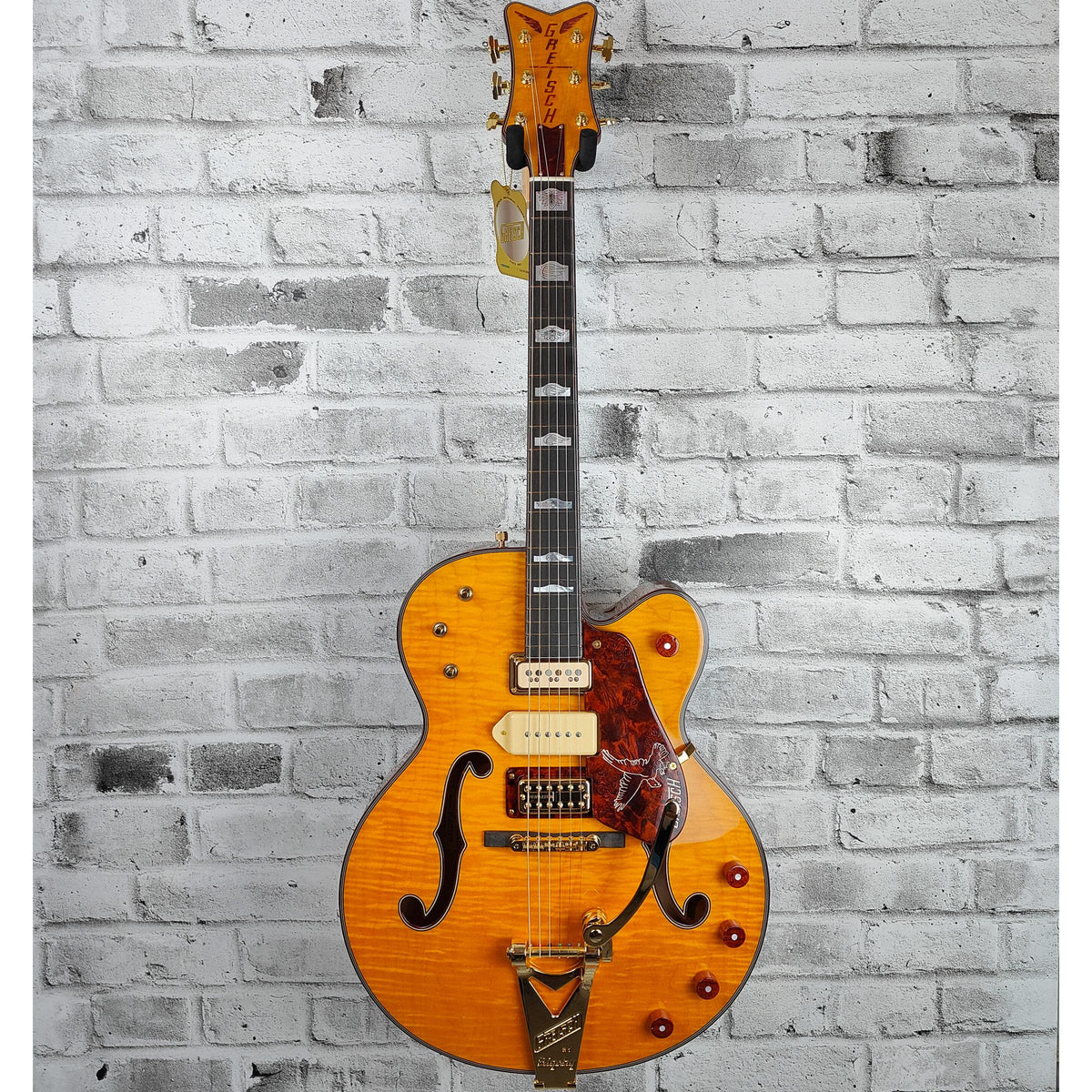 Gretsch Custom Shop Masterbuilt G6136 Falcon - NOS Amber - Exclusive One of a kind