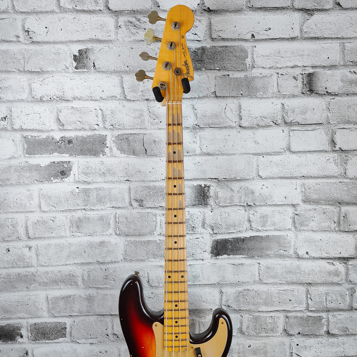 Fender Custom Shop Limited Edition P-Jazz Bass Relic, 1-Piece Quartersawn Maple Neck Fingerboard, Chocolate 3-Color Sunburst