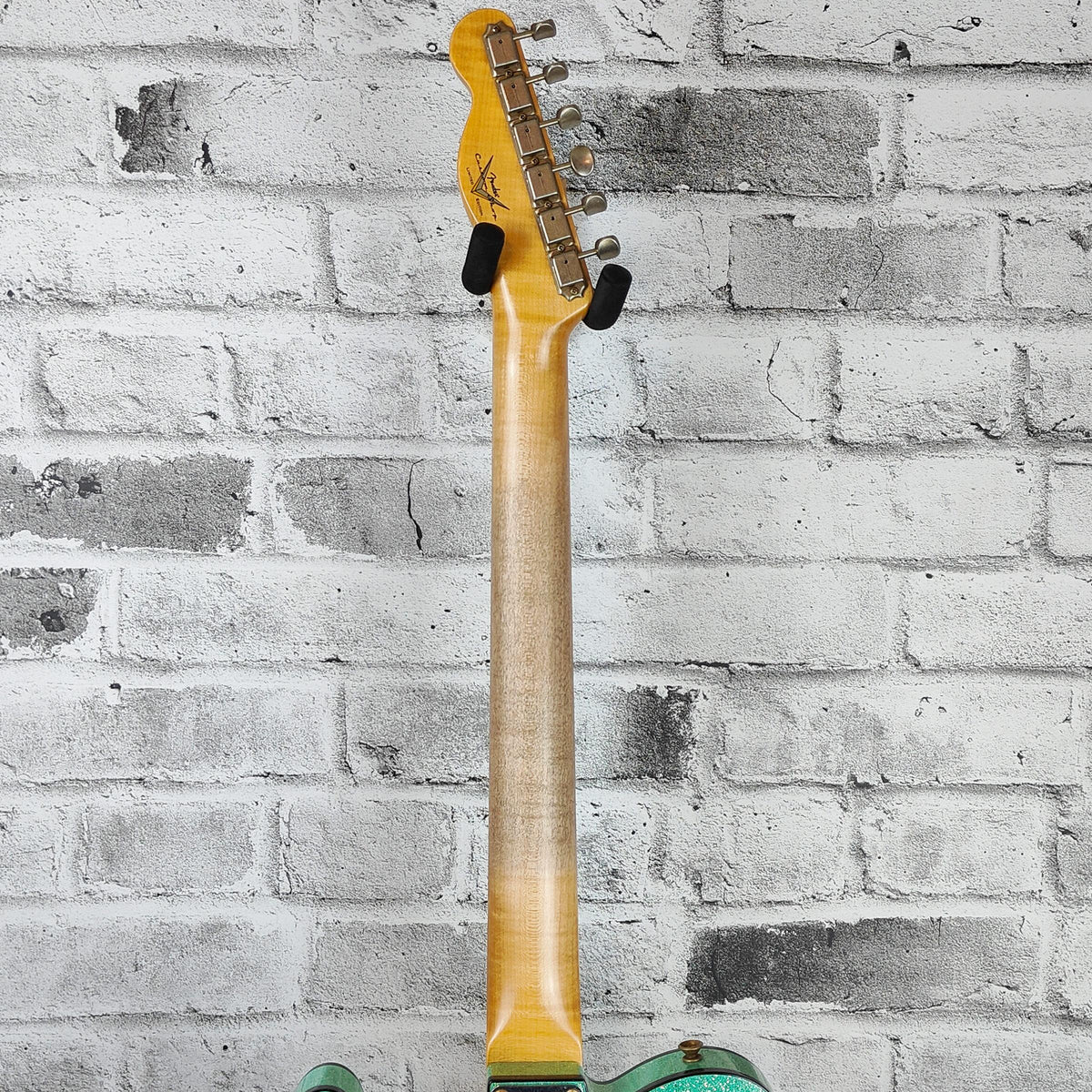 Fender Custom Shop  Limited Edition CuNiFe Telecaster Custom Journeyman Relic, 3A Rosewood Fingerboard, Aged Sea Foam Green Sparkle