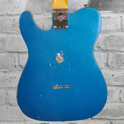 Fender Custom Shop 1963 Telecaster Relic, 3A Rosewood Fingerboard, Aged Lake Placid Blue