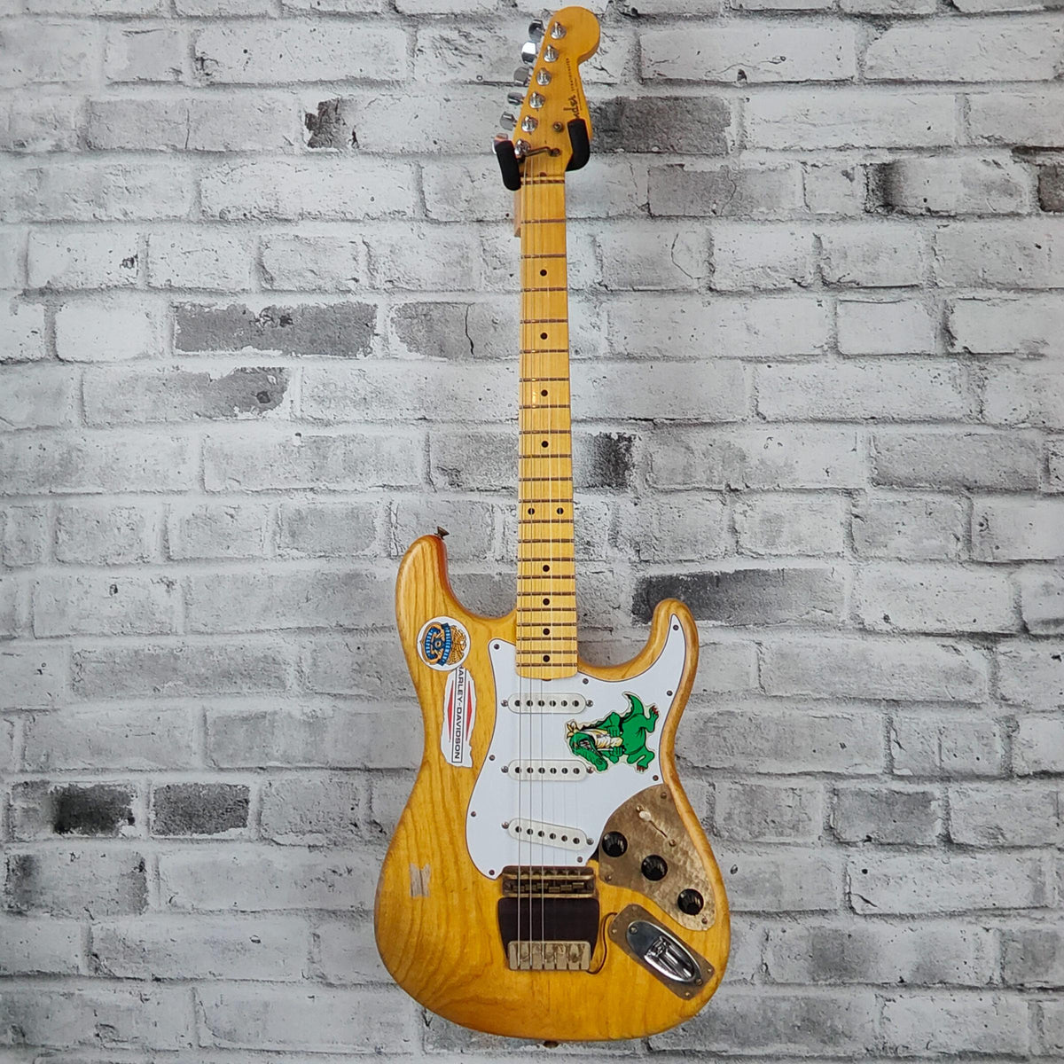 Fender Custom Shop Master Built Jerry Garcia Alligator Strat relic, 1-piece rift sawn maple neck, aged natural