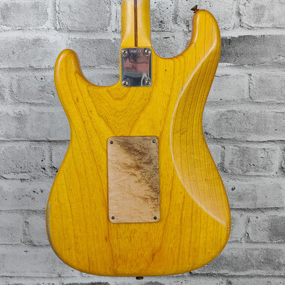 Fender Custom Shop Master Built Jerry Garcia Alligator Strat relic, 1-piece rift sawn maple neck, aged natural