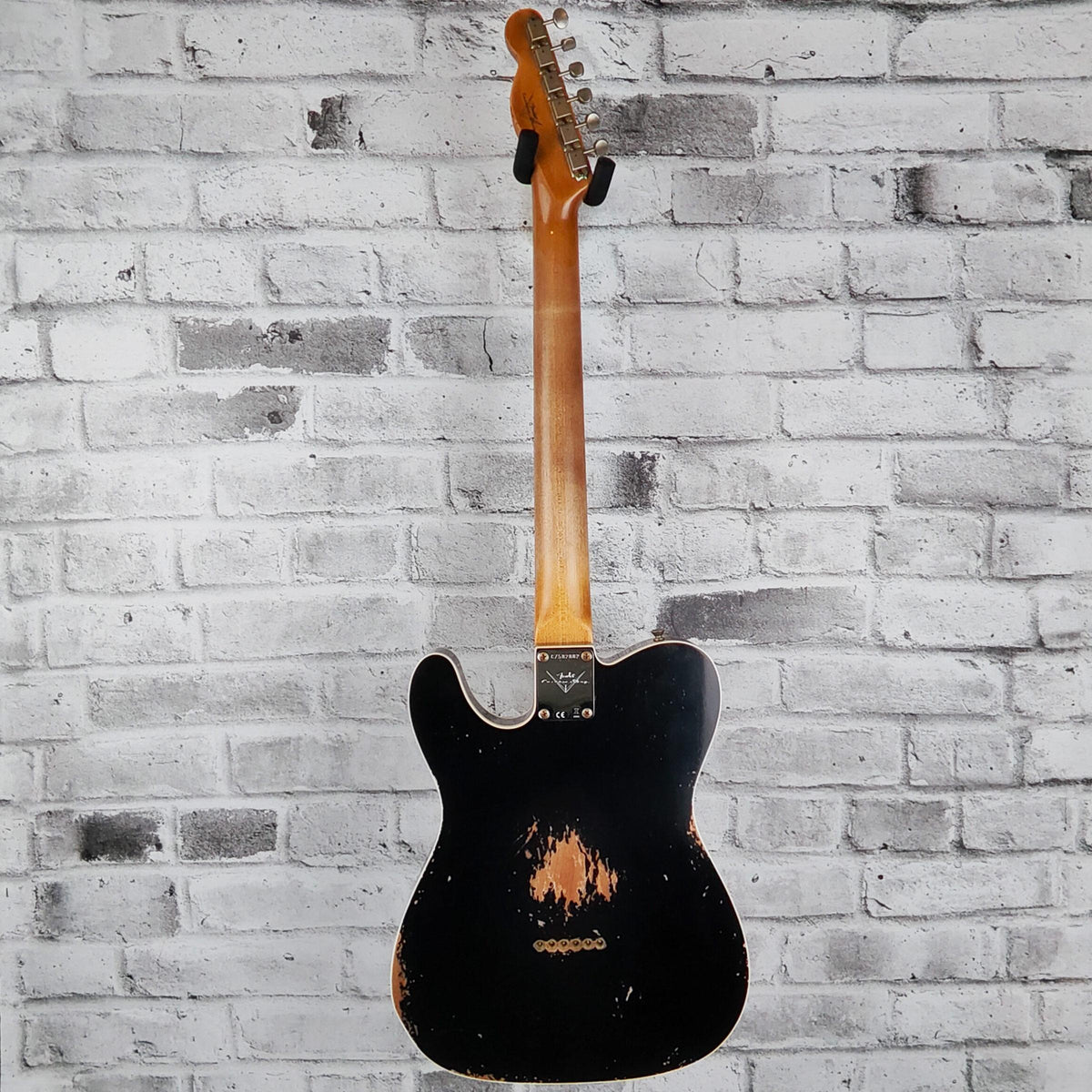 FENDER Custom Shop 1960 Telecaster Custom Heavy Relic, 3A Rosewood Fingerboard, Aged Black