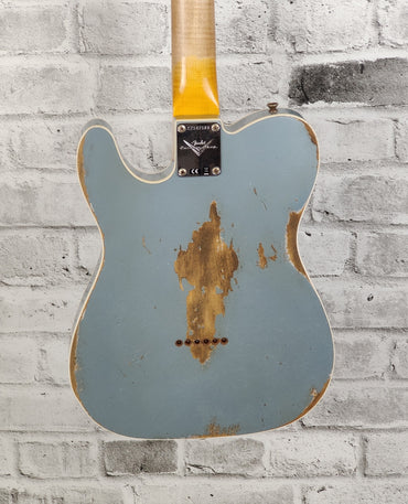 Fender 1964 Telecaster Custom Heavy Relic, Rosewood Fingerboard - Aged Blue Ice Metallic
