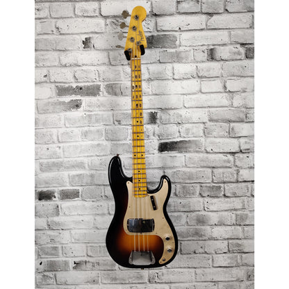 Fender 1957 Precision Bass Journeyman Relic, Maple Fingerboard - Wide-Fade 2-Color Sunburst