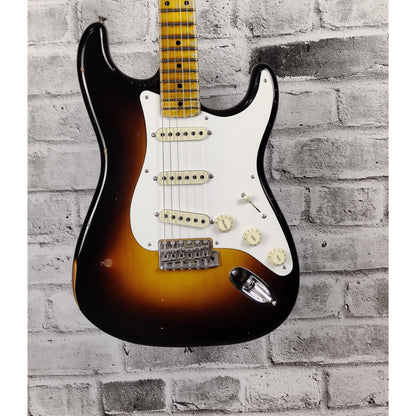 Fender 1956 Stratocaster Relic, Maple Fingerboard, Faded Aged 2-Color Sunburst