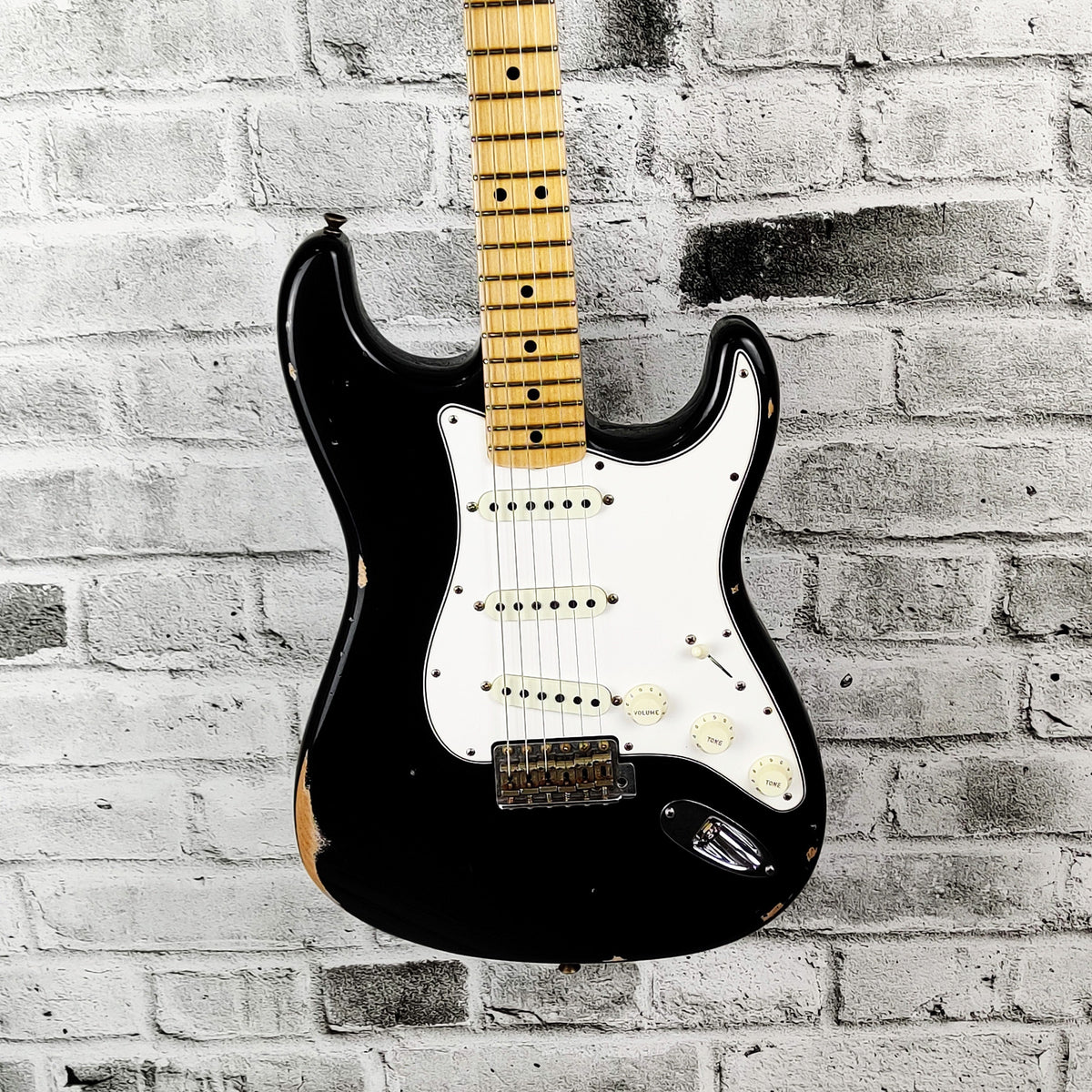 Fender Custom Shop S20 Limited Edition 68 Stratocaster Relic, Maple - Aged Black